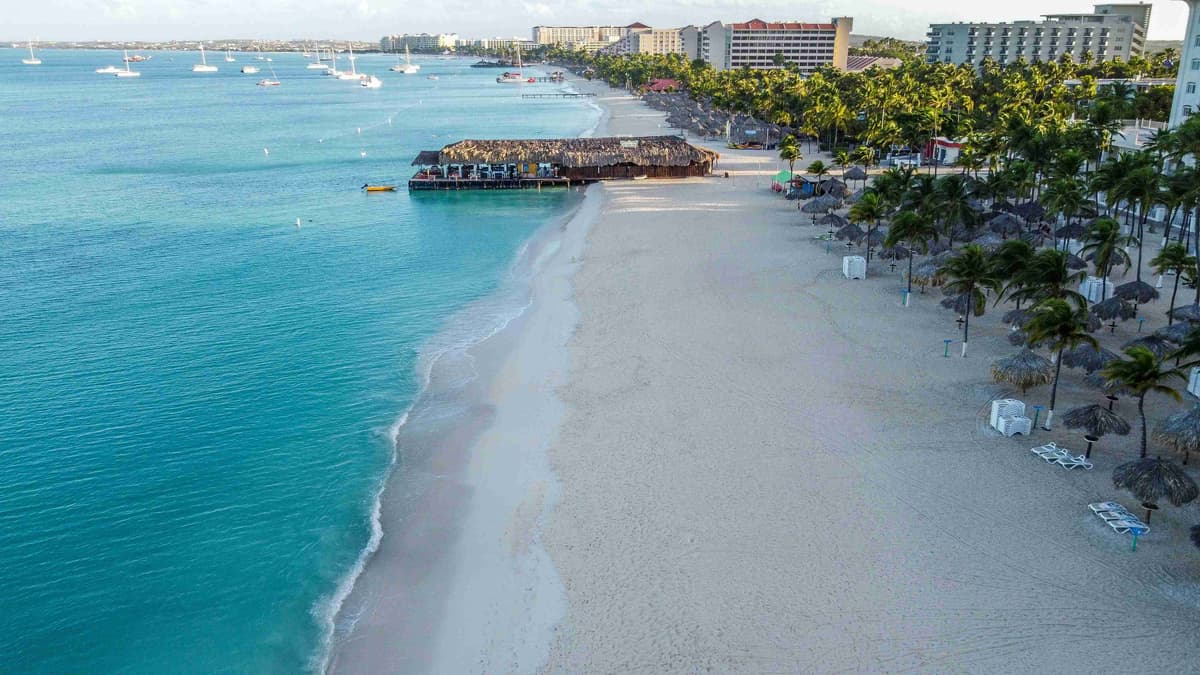 Caribbean Beach Resort Aerial View