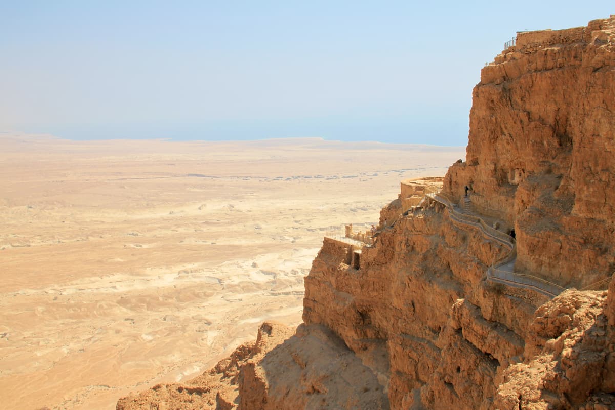 Masada Israel photo by  Sylvain Brison