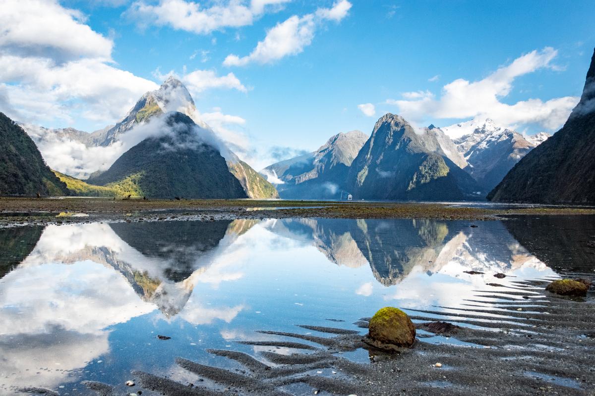 Lac Tekapo de Nouvelle-Zélande Photo par : Sébastien Goldberg