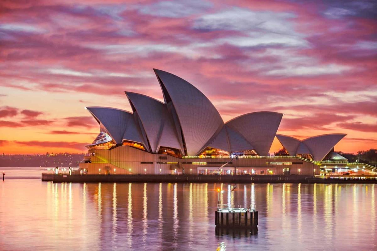 Australia Hintergrundillustration