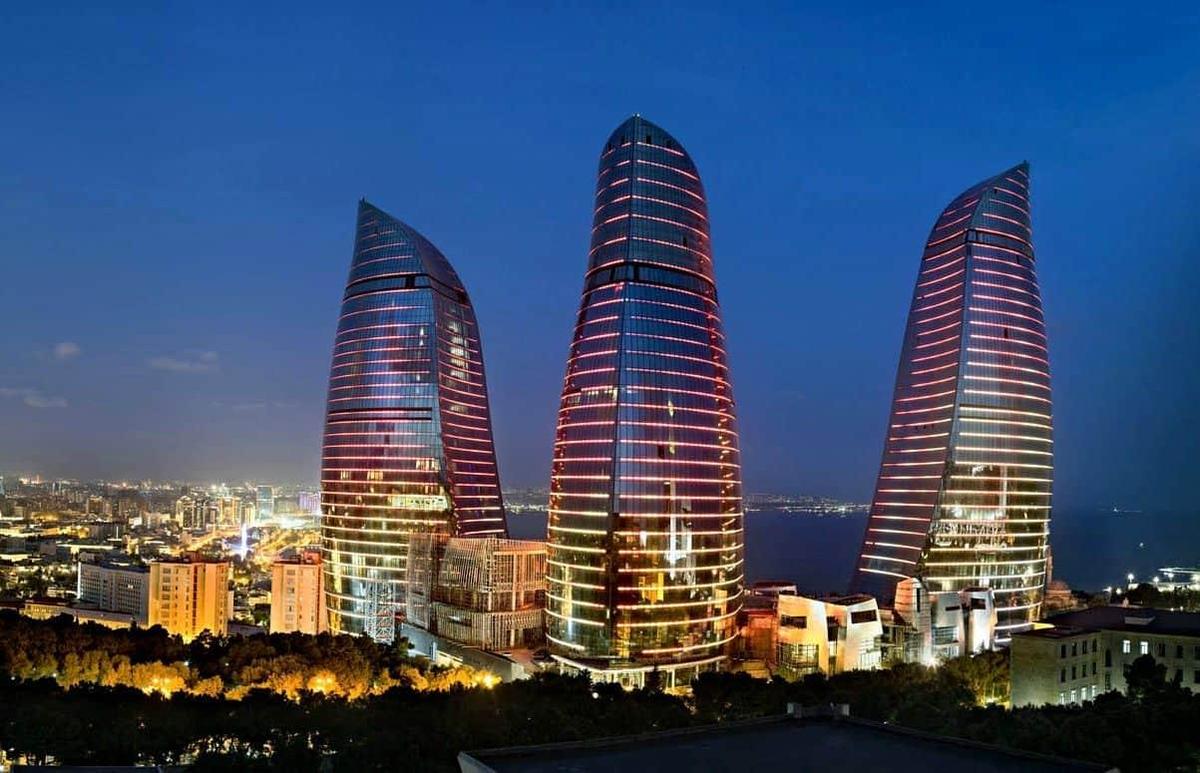 Azerbaijan Hintergrundillustration