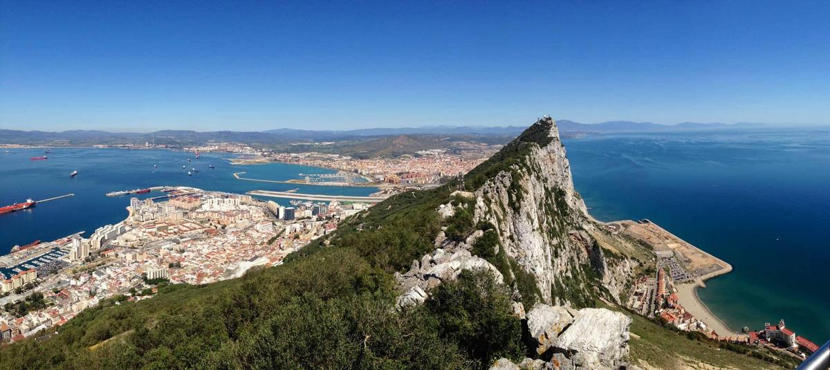 Gibraltar ilustracja w tle