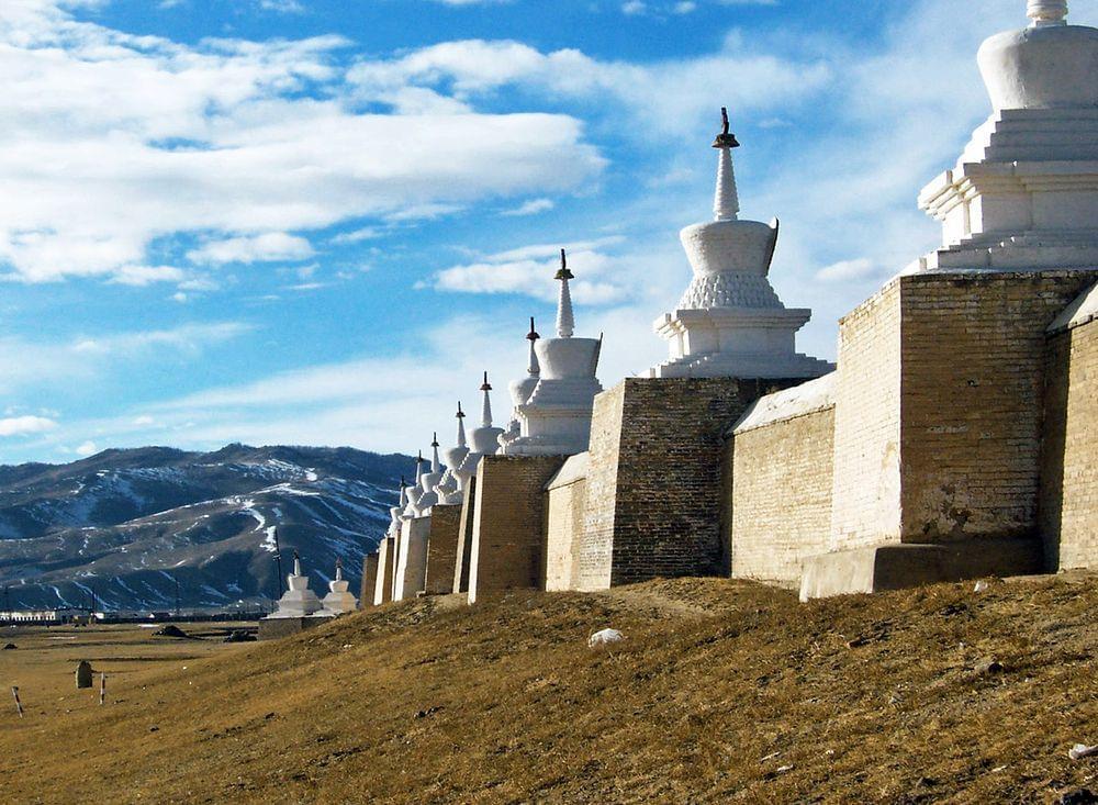 Mongolia background illustration