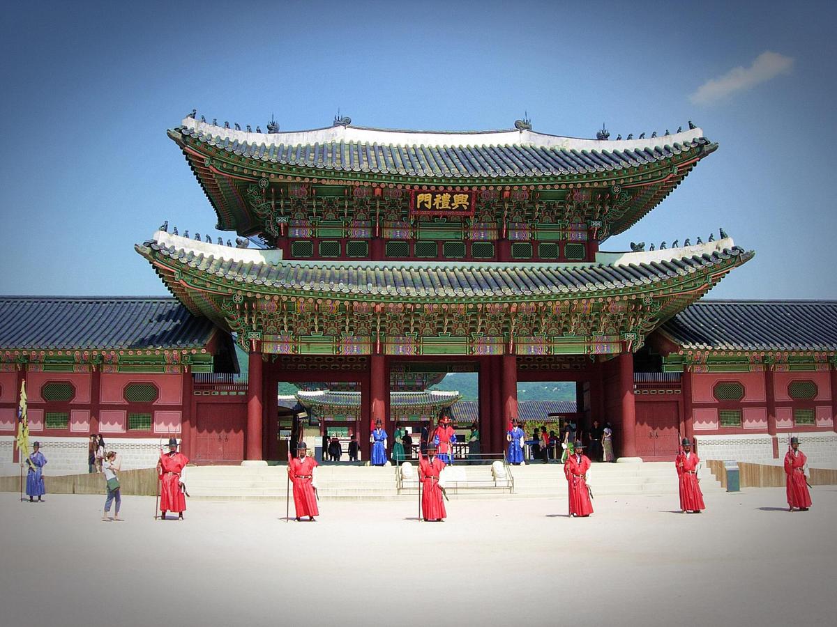 South Korea Hintergrundillustration