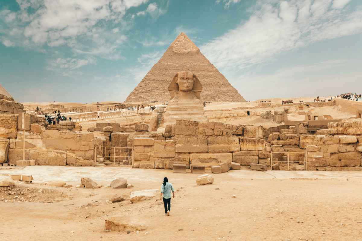 Guida alla guida dell'Egitto illustrazione