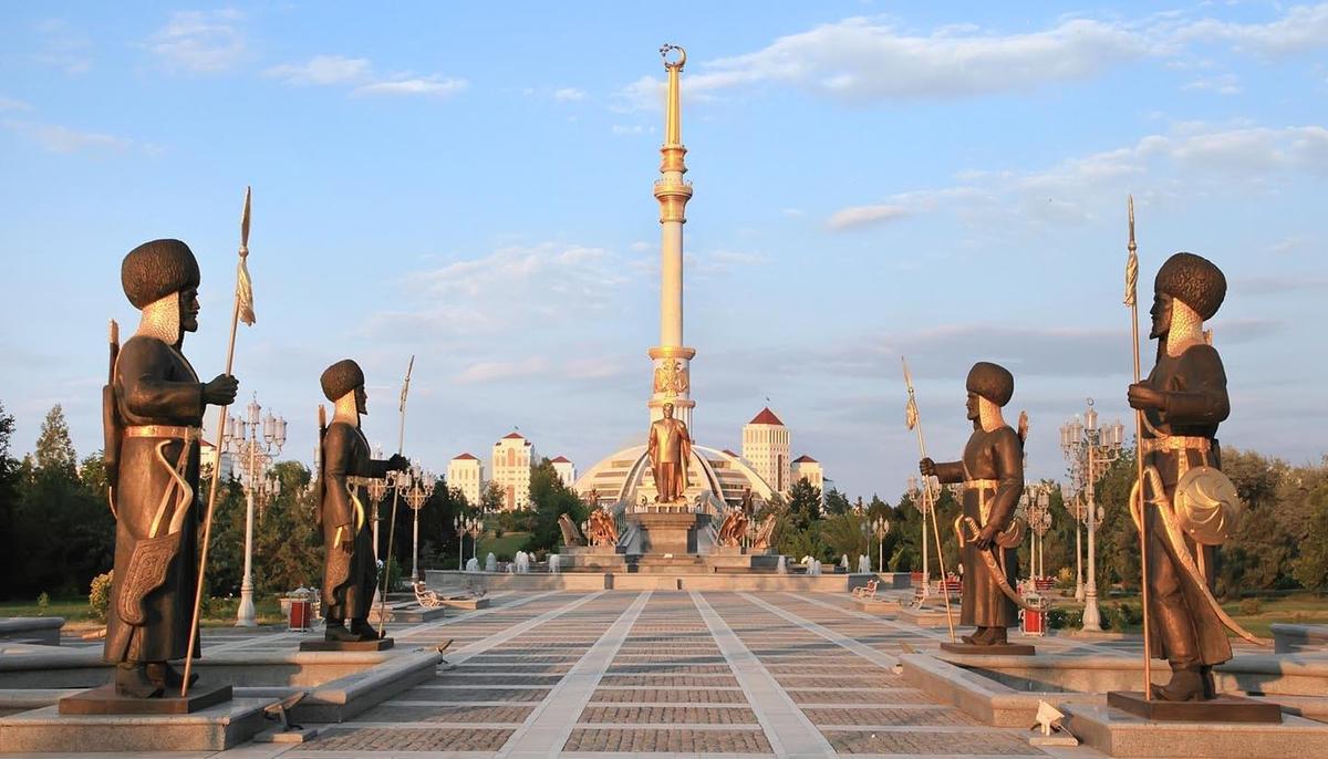 Turkmenistan ilustracja w tle