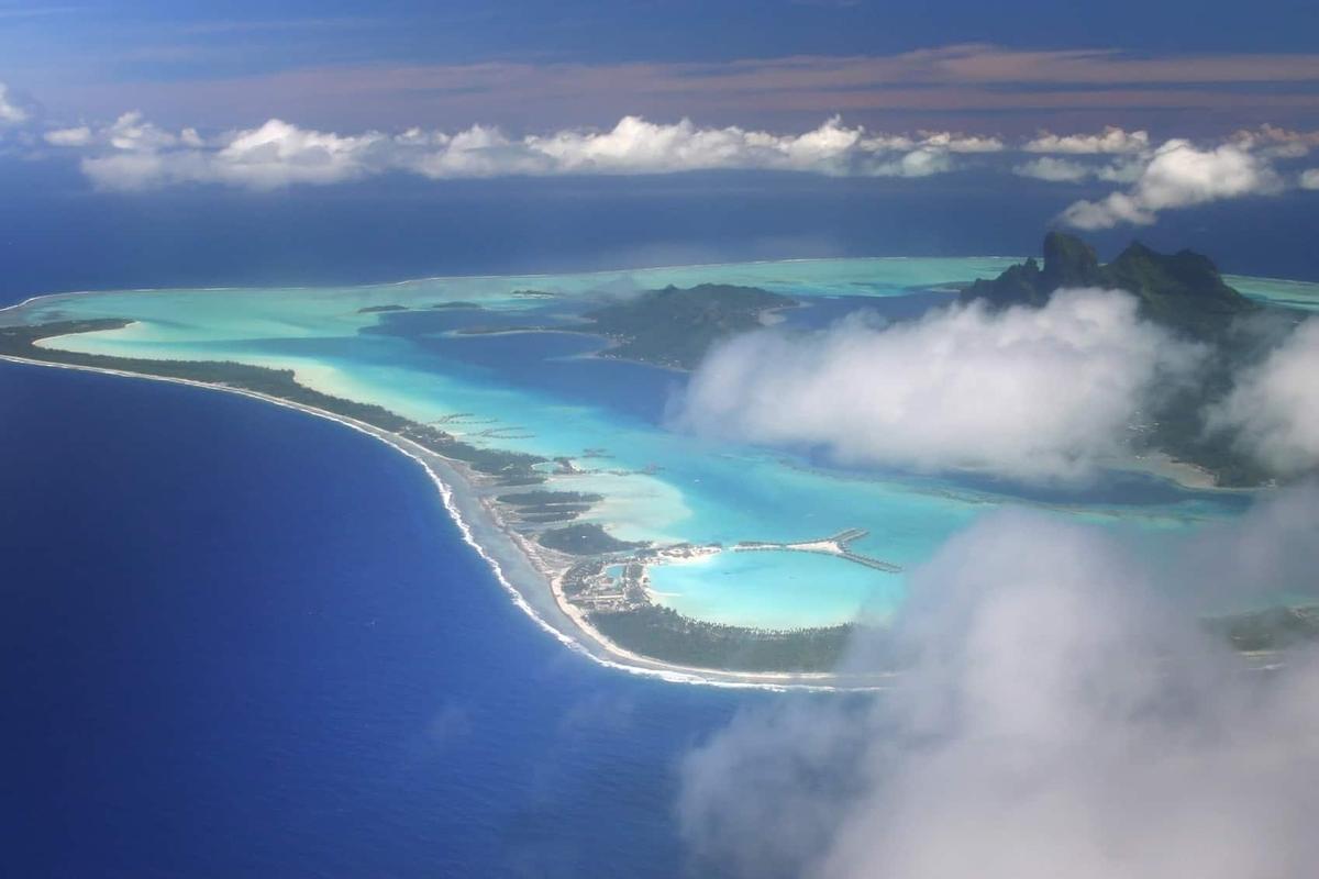 French Polynesia arka plan illüstrasyon