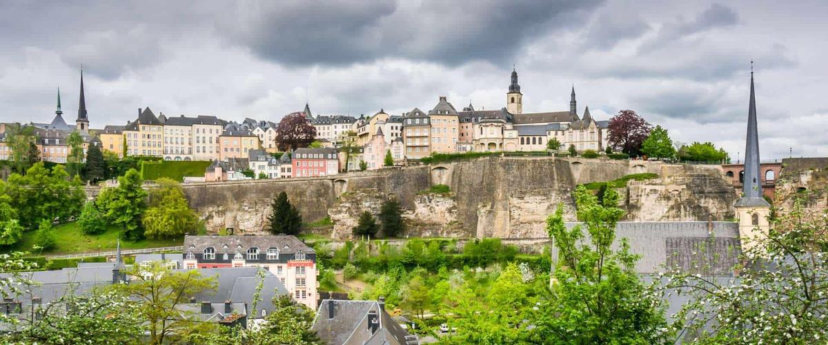 Luxembourg background illustration