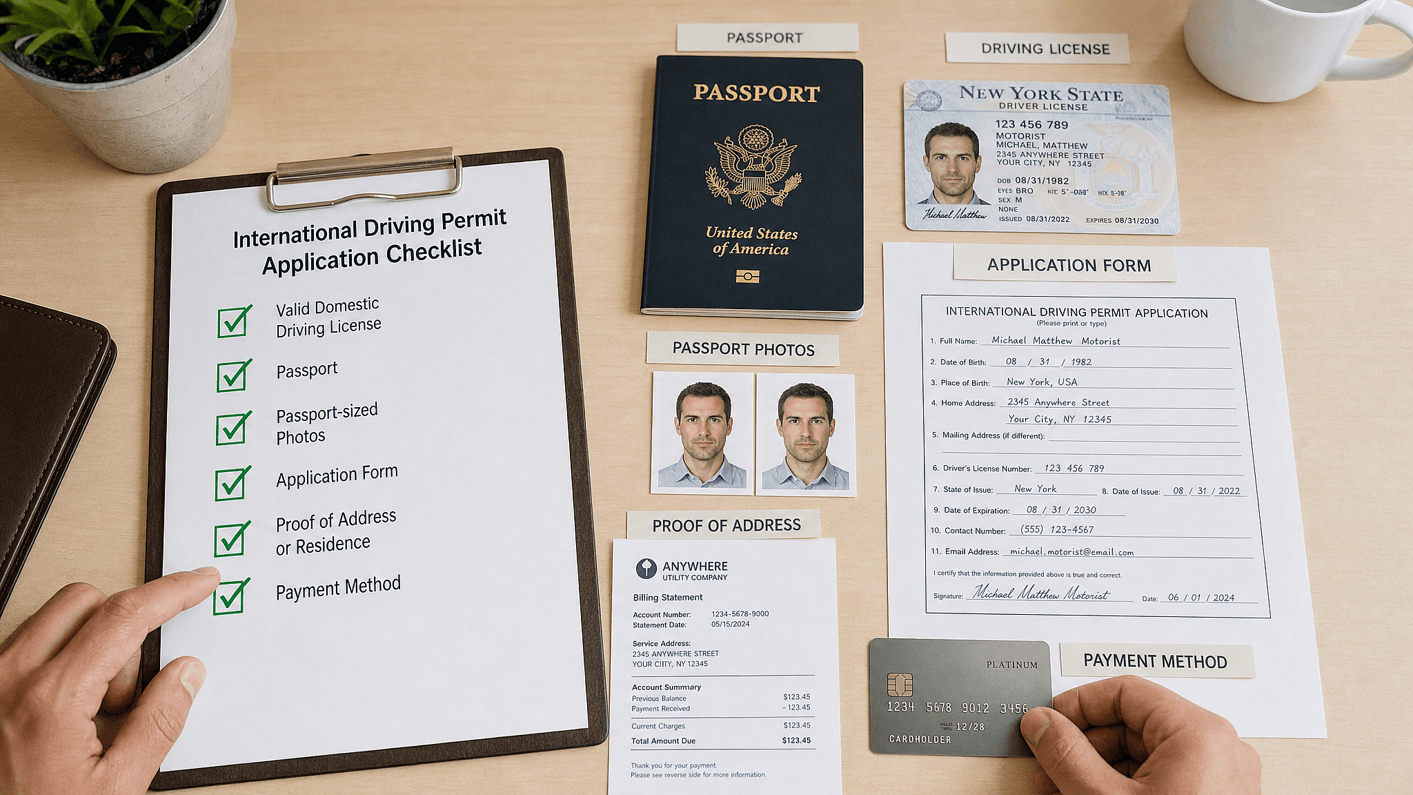 What Documents Do I Need for an International Driving Permit Application?