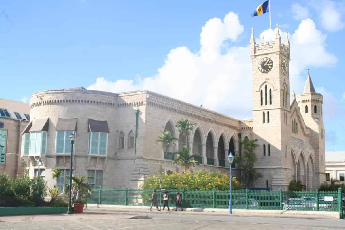 Barbados kjøreguide illustrasjon
