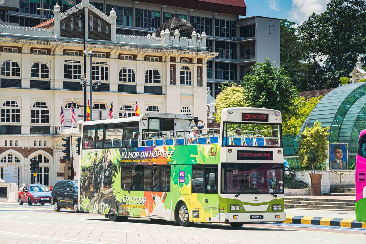 City Tour Double Decker Bus in Kuala Lumpur