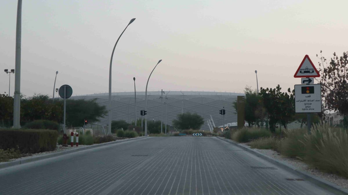 Dusk View of Modern Architecture and Street in City