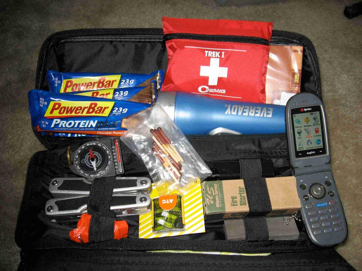 Keep an emergency kit in the rental car
