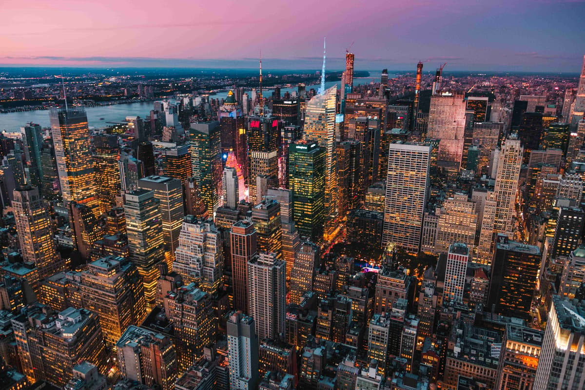 New York City Skyline at Twilight