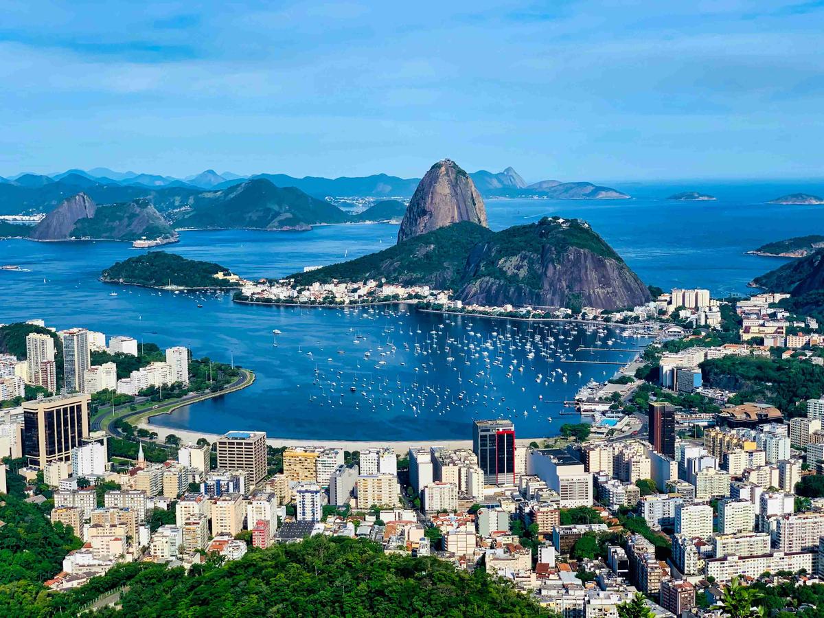 Výhľad na Cukrovú homoľu v Rio de Janeiro
