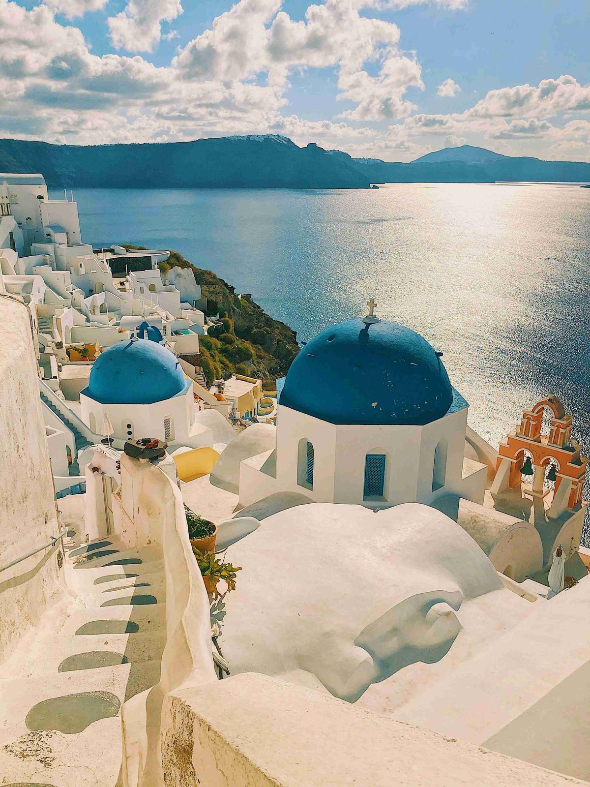 Greece ilustrasi latar belakang
