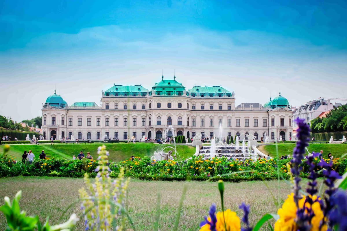 Schloss Belvedere in Österreich