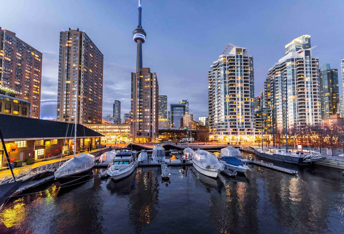 Toronto Waterfront at Twilight
