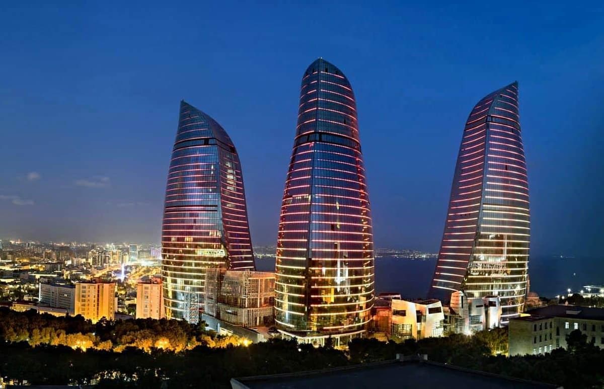 Azerbaijan фонова илюстрация