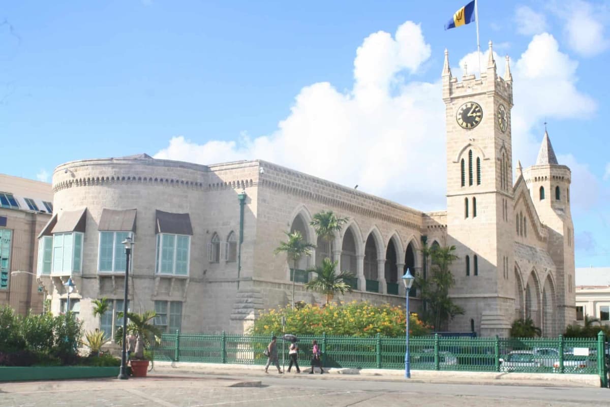 Barbados ilustracija ozadja