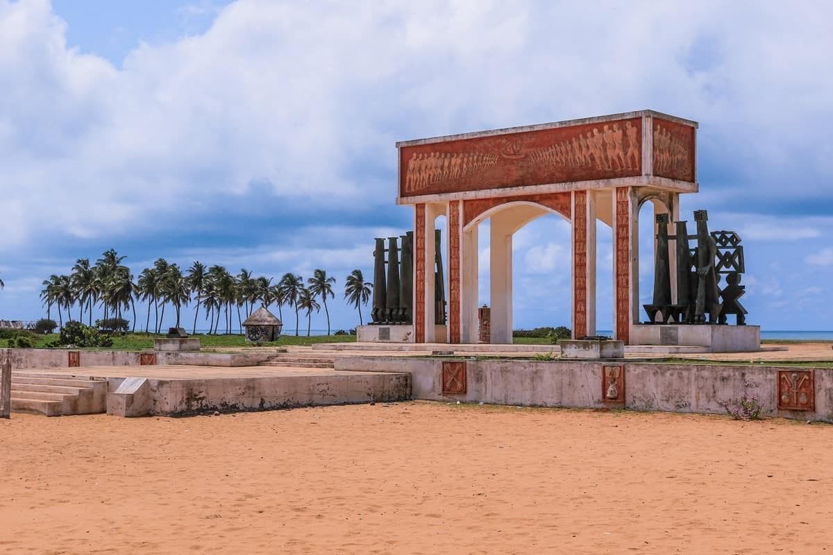 Benin bakgrundsillustration