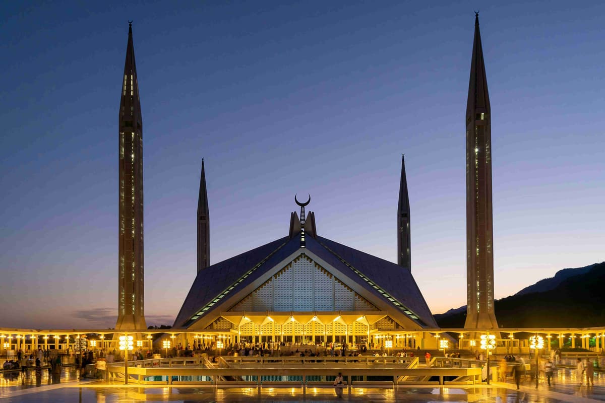 a-beautiful-shot-of-the-shah-faisal-masjid-mosque-in-islamabad-pakistan