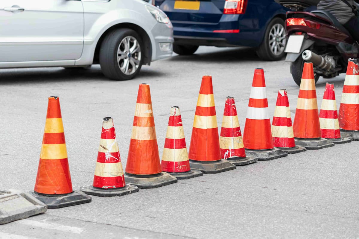 special-cones-enclose-and-blocked-the-street