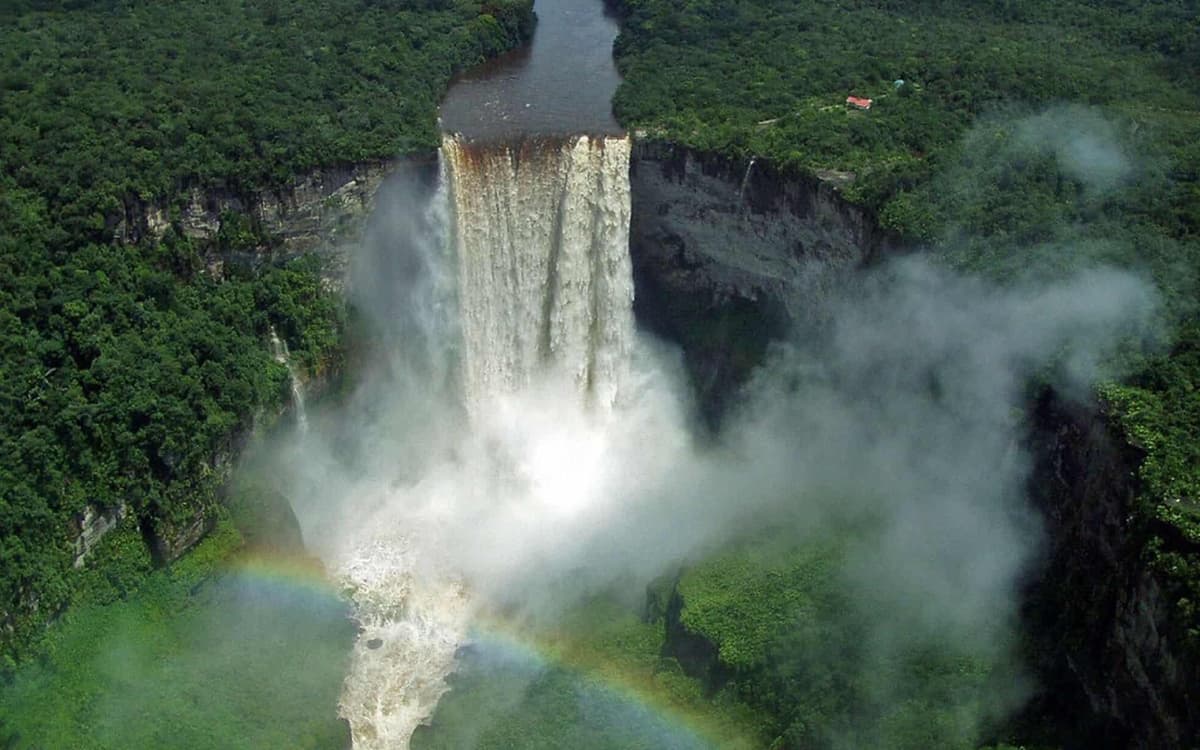 Guyana ilustrasi latar belakang