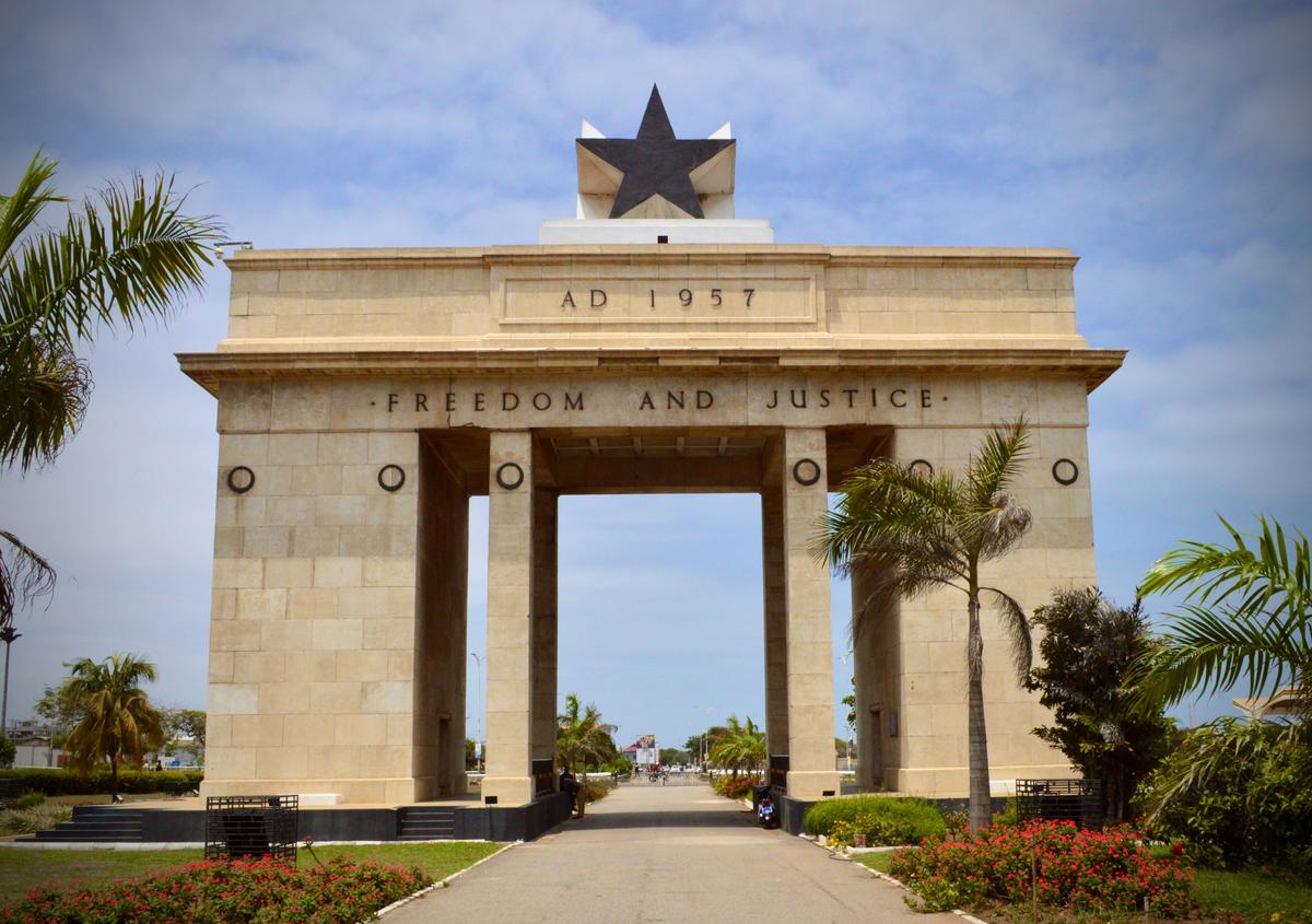 Ghana Hintergrundillustration