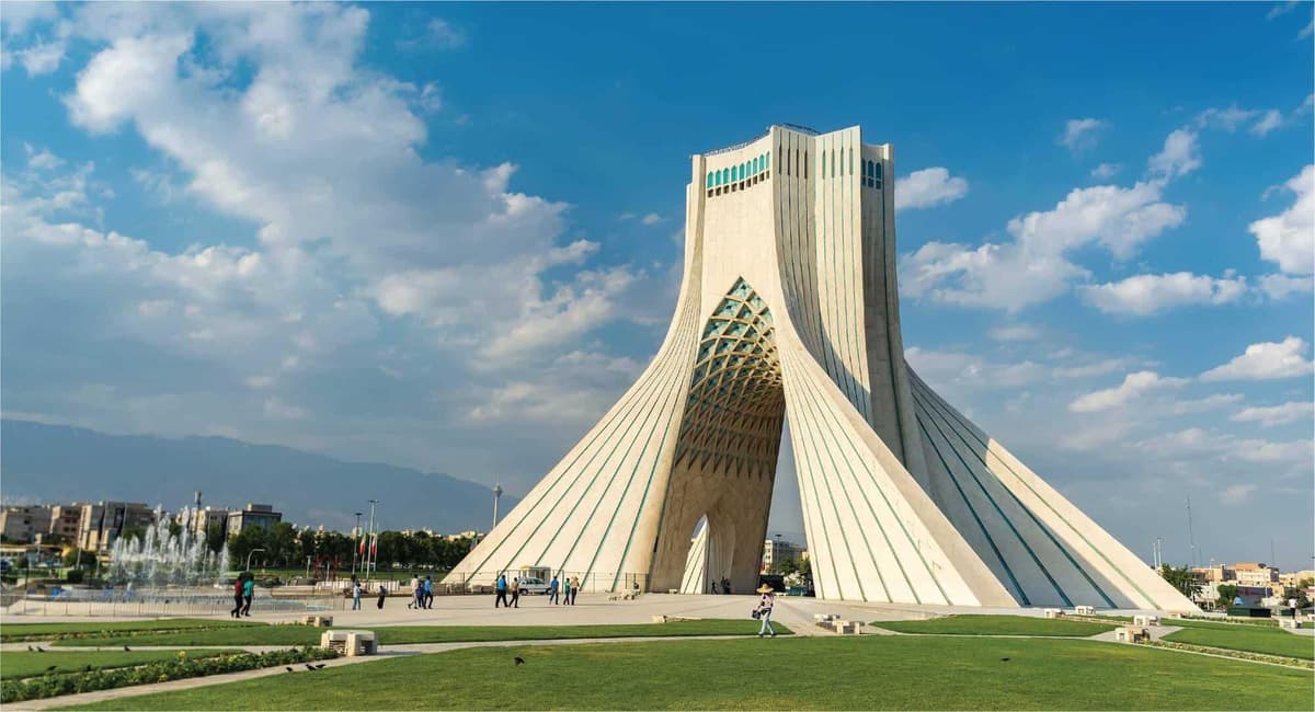 Iran tausta illustratsioon