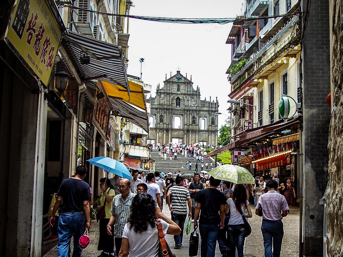 Ruínas de São Paulo em Macau Foto de Joshua J. Cotten