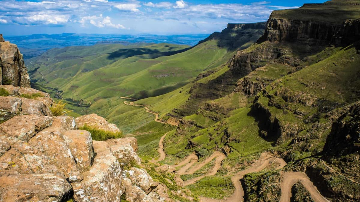 Lesotho bakgrunnsillustrasjon