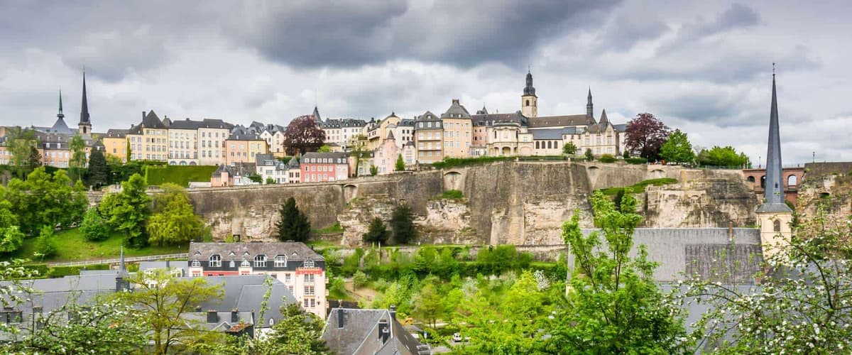 Luxembourg ilustrasyon sa background