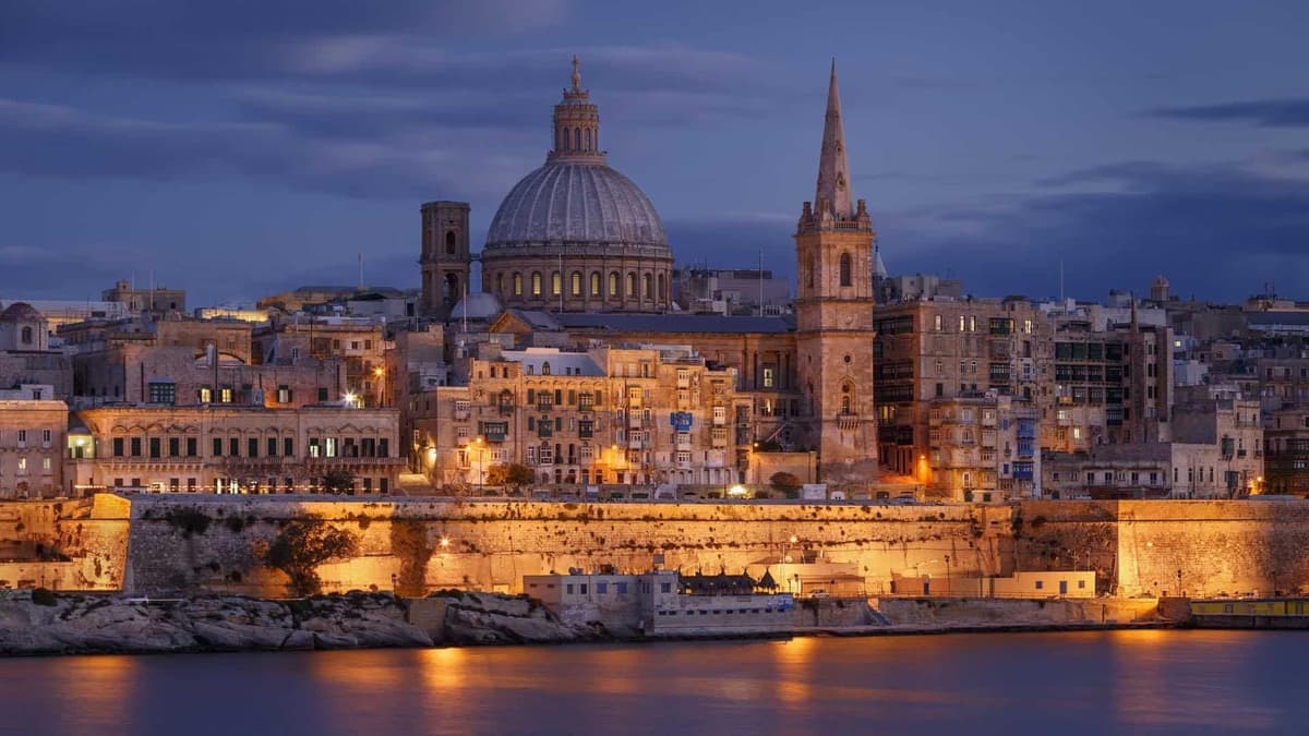 Malta bakgrundsillustration