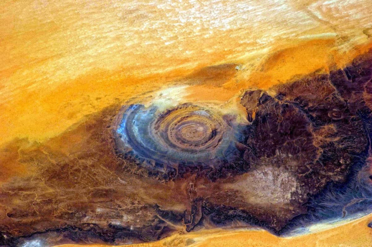 Mauritania illustrazione di sfondo