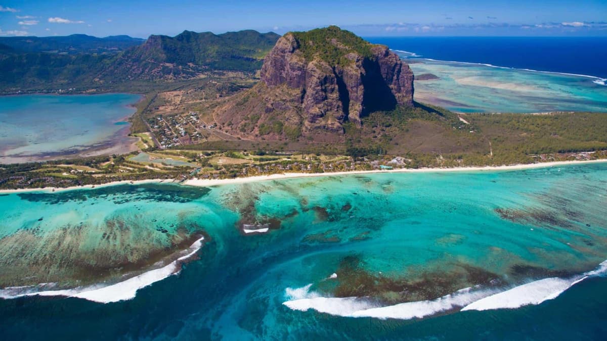 Mauritius tausta illustratsioon