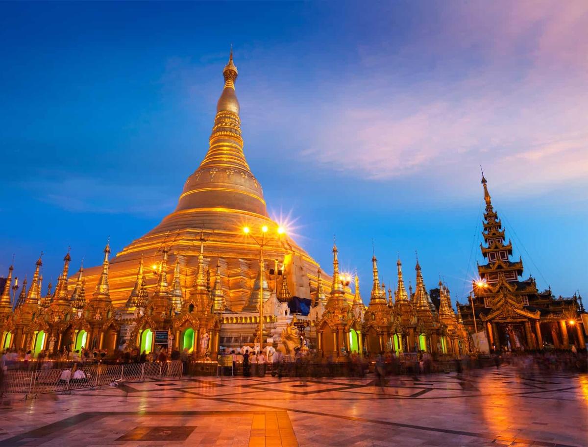 Myanmar achtergrond afbeelding