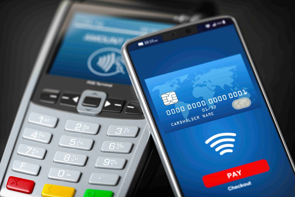 NFC contactless mobile payment technology concept