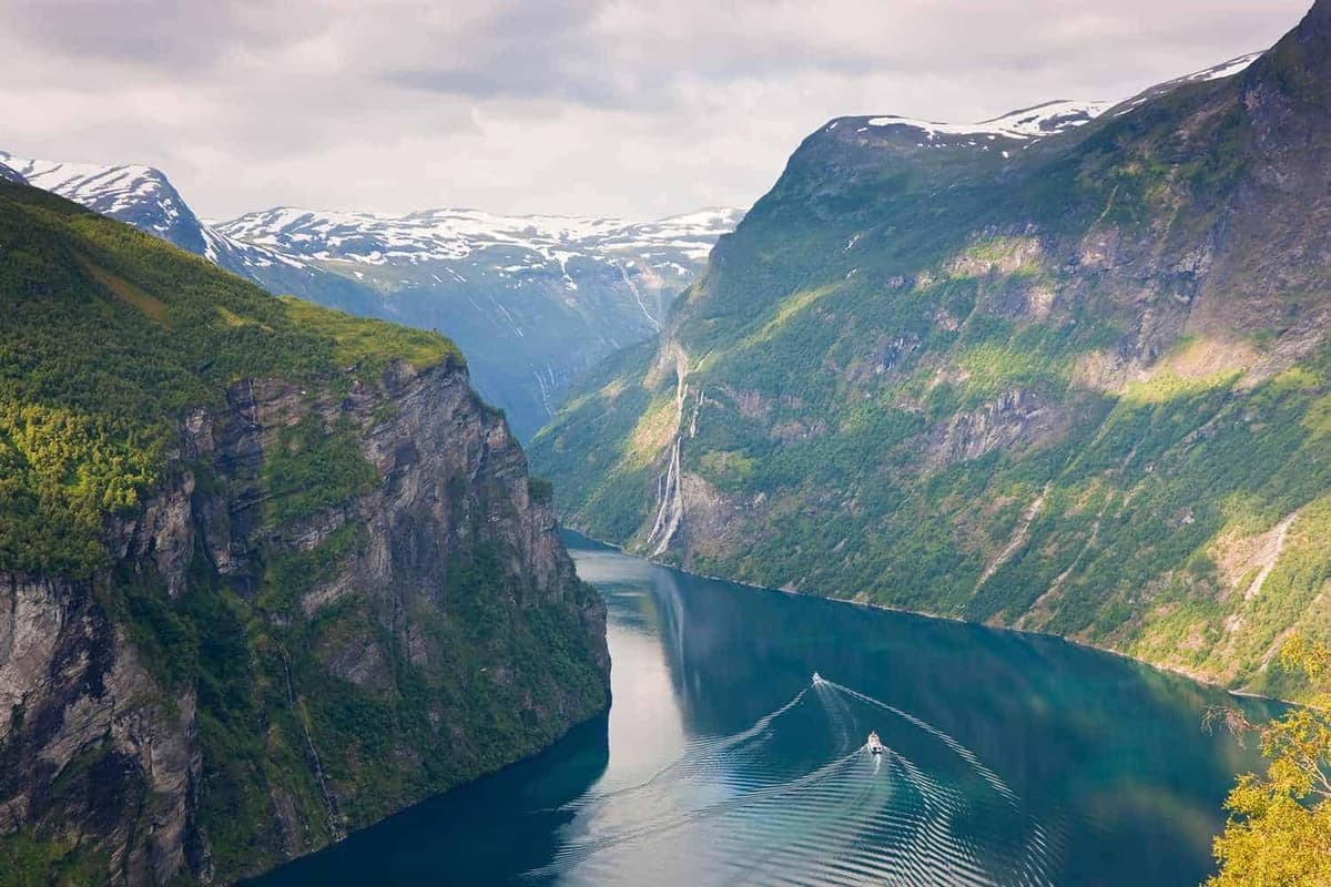 Norway фоновая иллюстрация