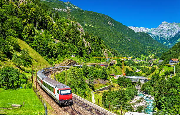 Switzerland ilustrasyon sa background