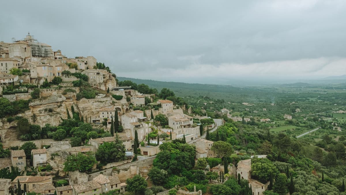 Hilltop Village in Provence, France