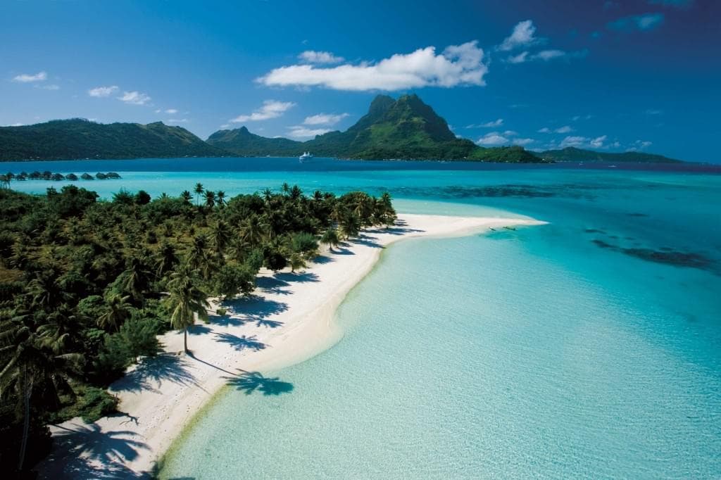 French Polynesia bakgrundsillustration
