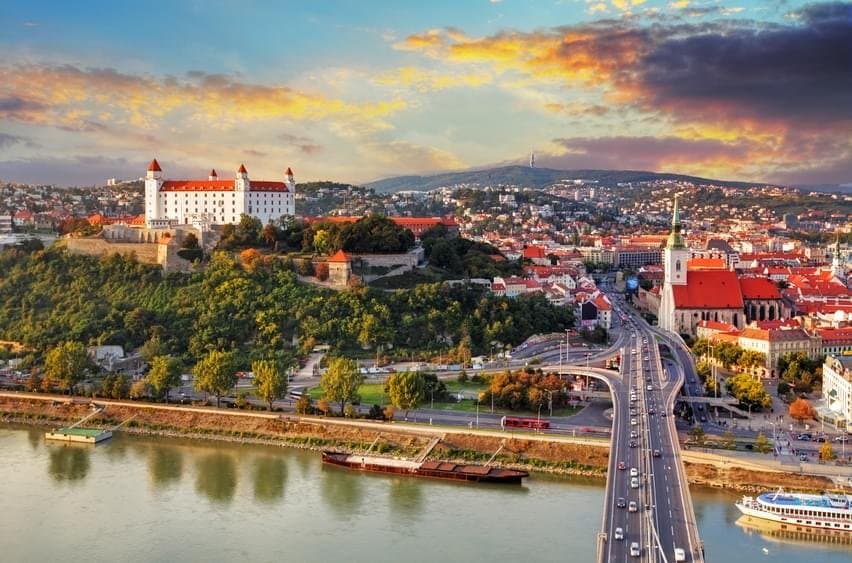 Slovakia ilustrasyon sa background