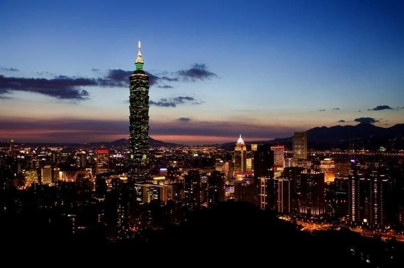 Taiwan bakgrundsillustration