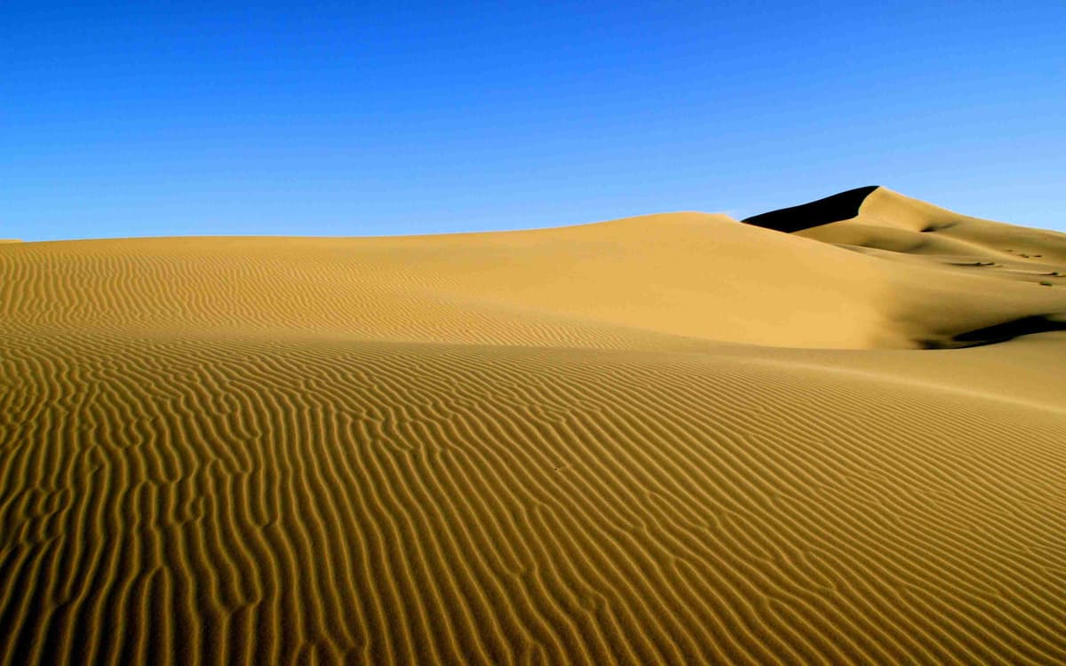 Foto do deserto de Gobi por Victor He