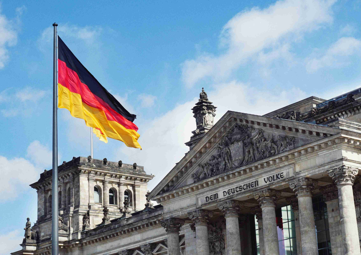 German_Flag_Flying_Over_Reichstag_Building
