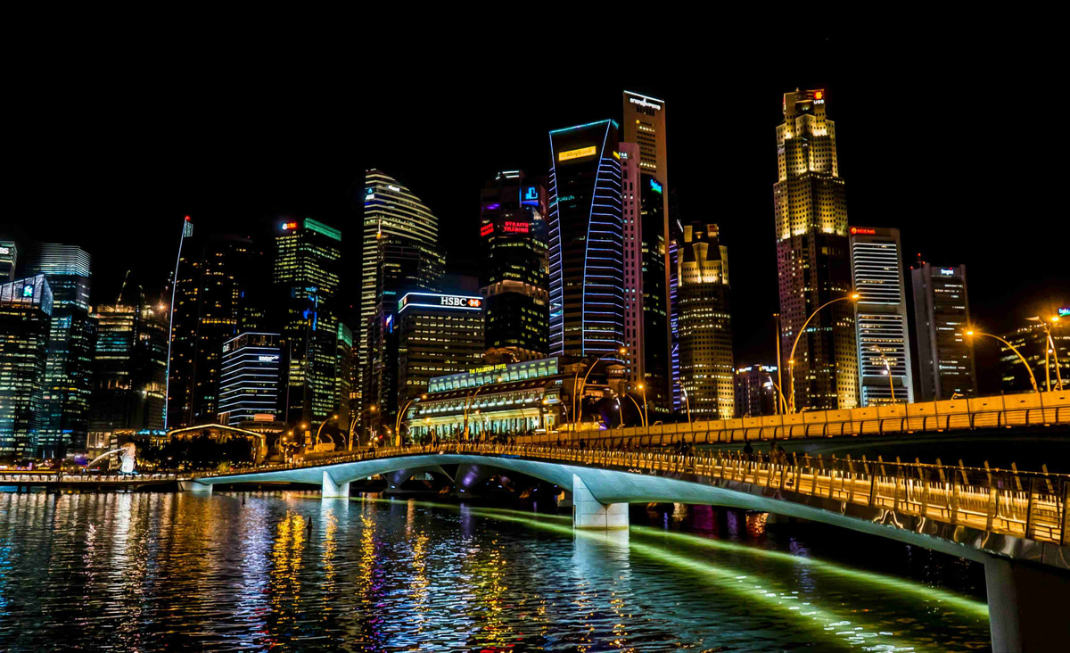 Singapore_Skyline_and_Bridge_Night_Lights