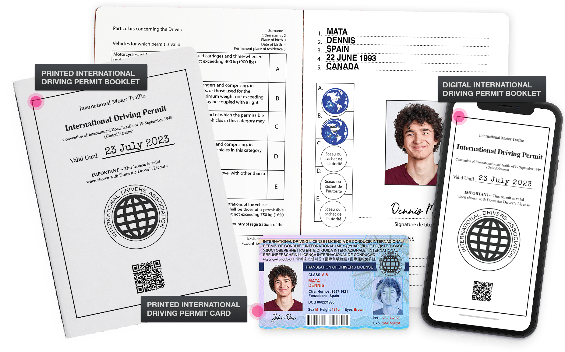 Porte-permis de conduire russe